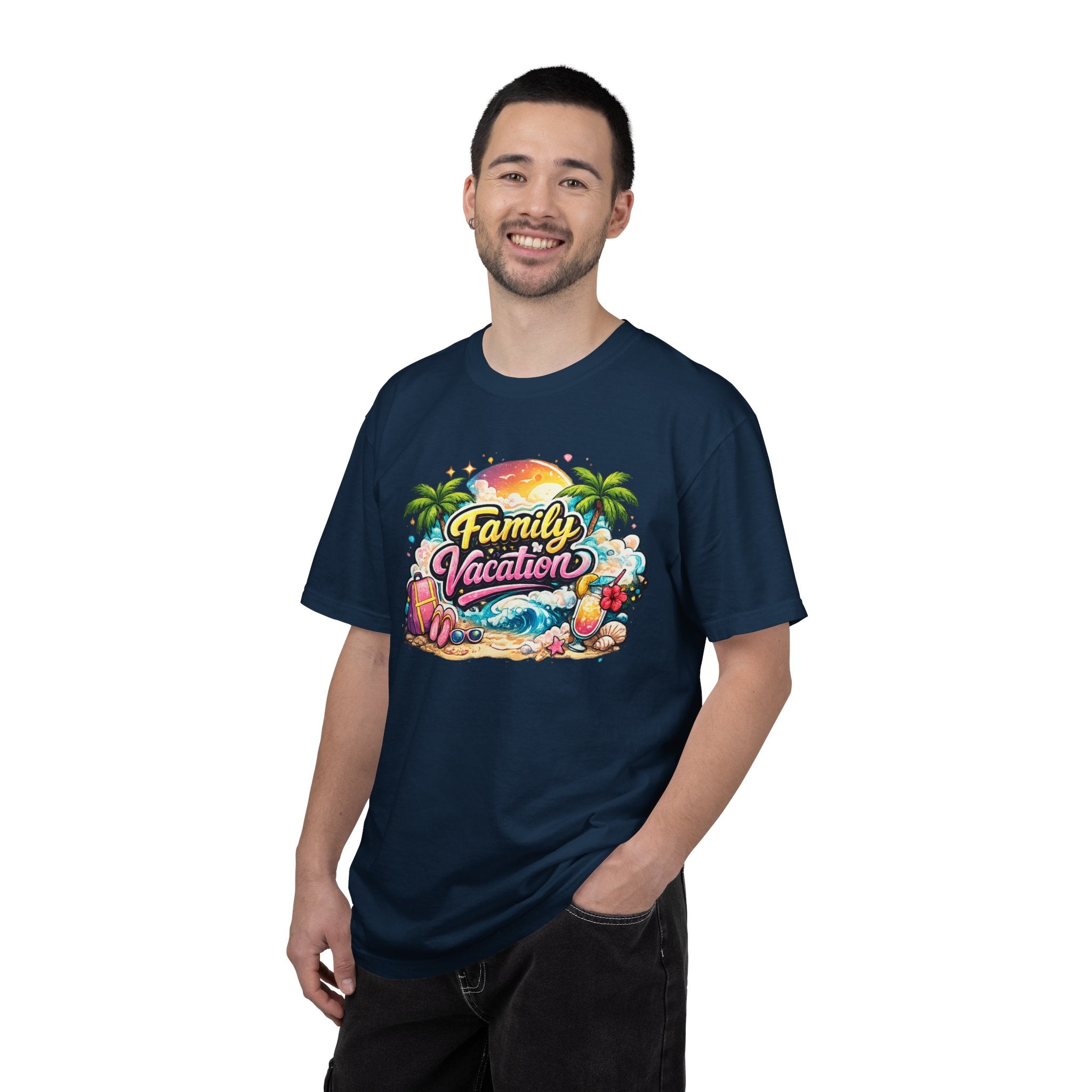 Family Vacation T-Shirt — Tropical Beach Graphic Tee