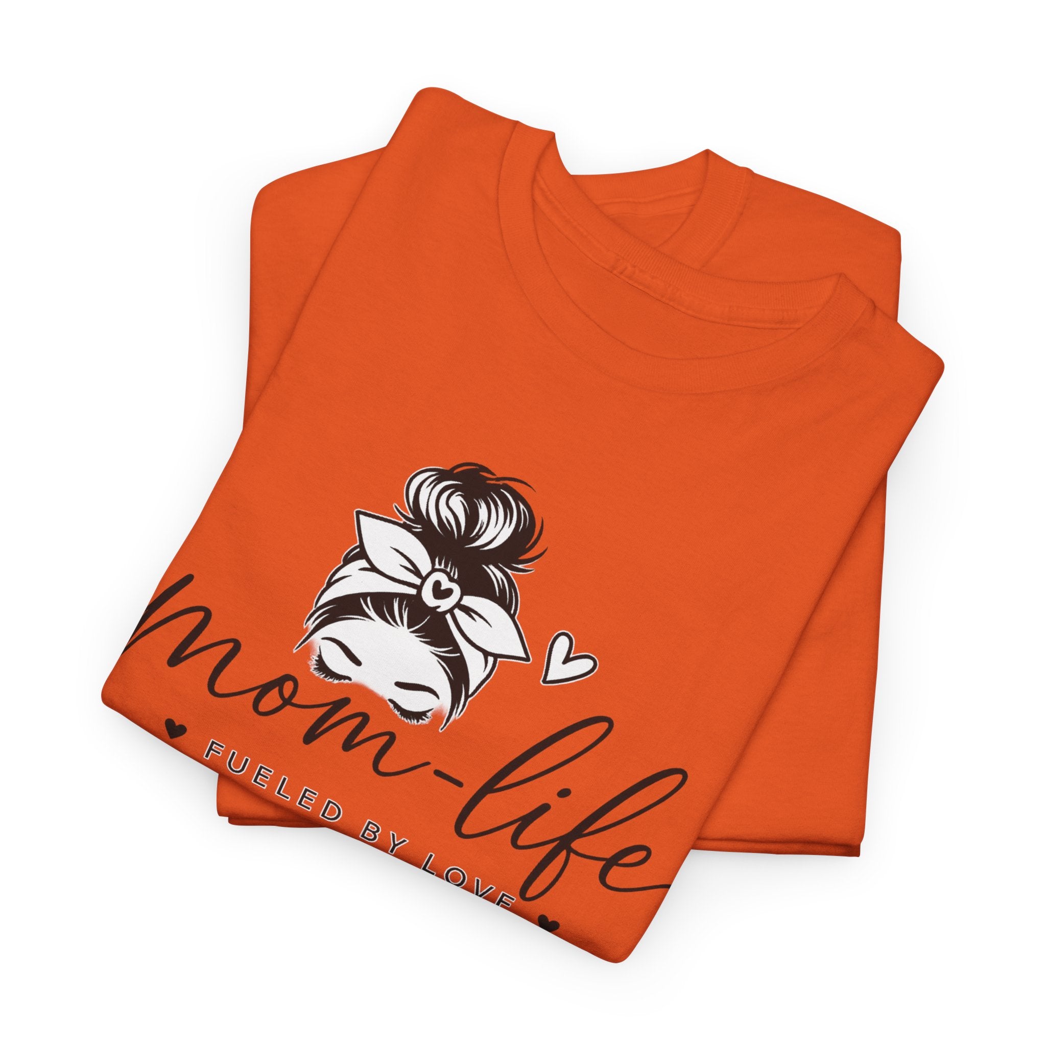 Mom Life T-Shirt — “Mom Life: Fueled by Love, Caffeine & Chaos” Graphic Tee