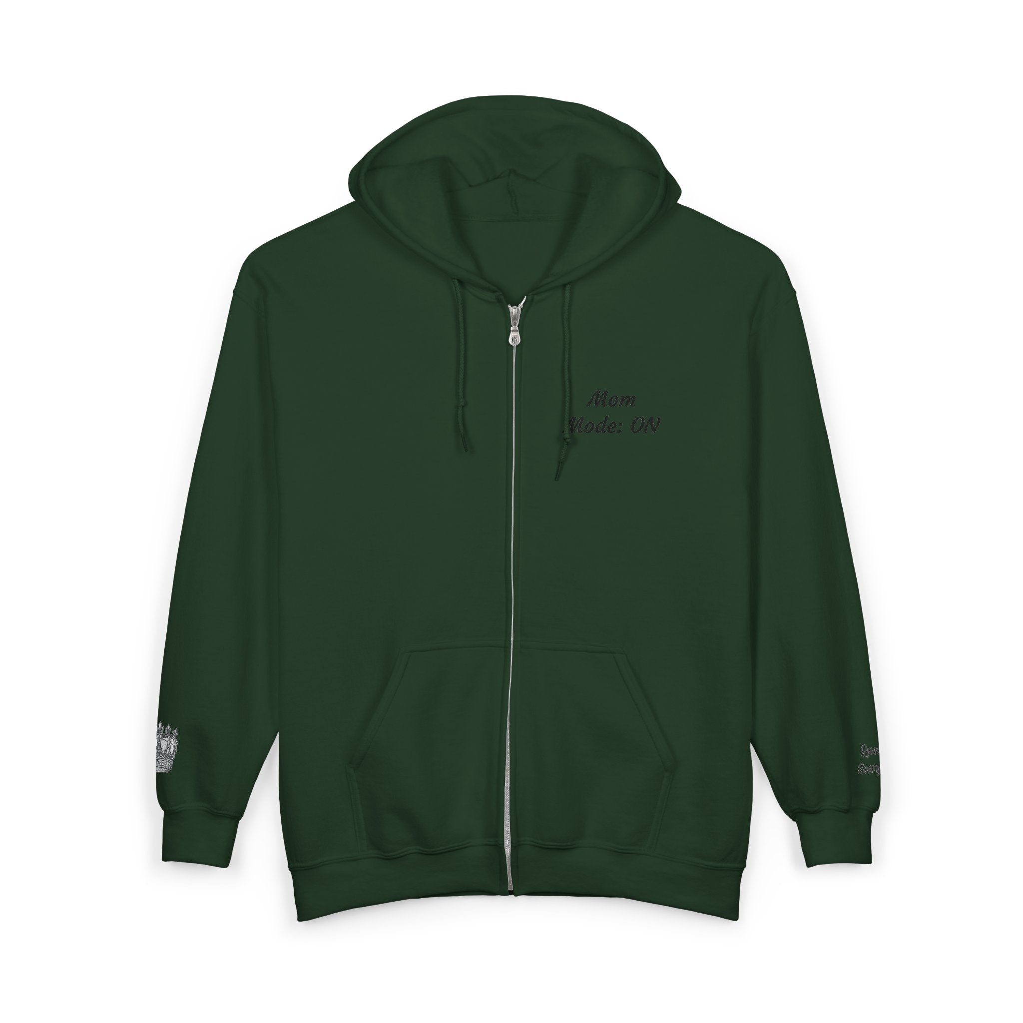 Mom Mode On Zip Hoodie