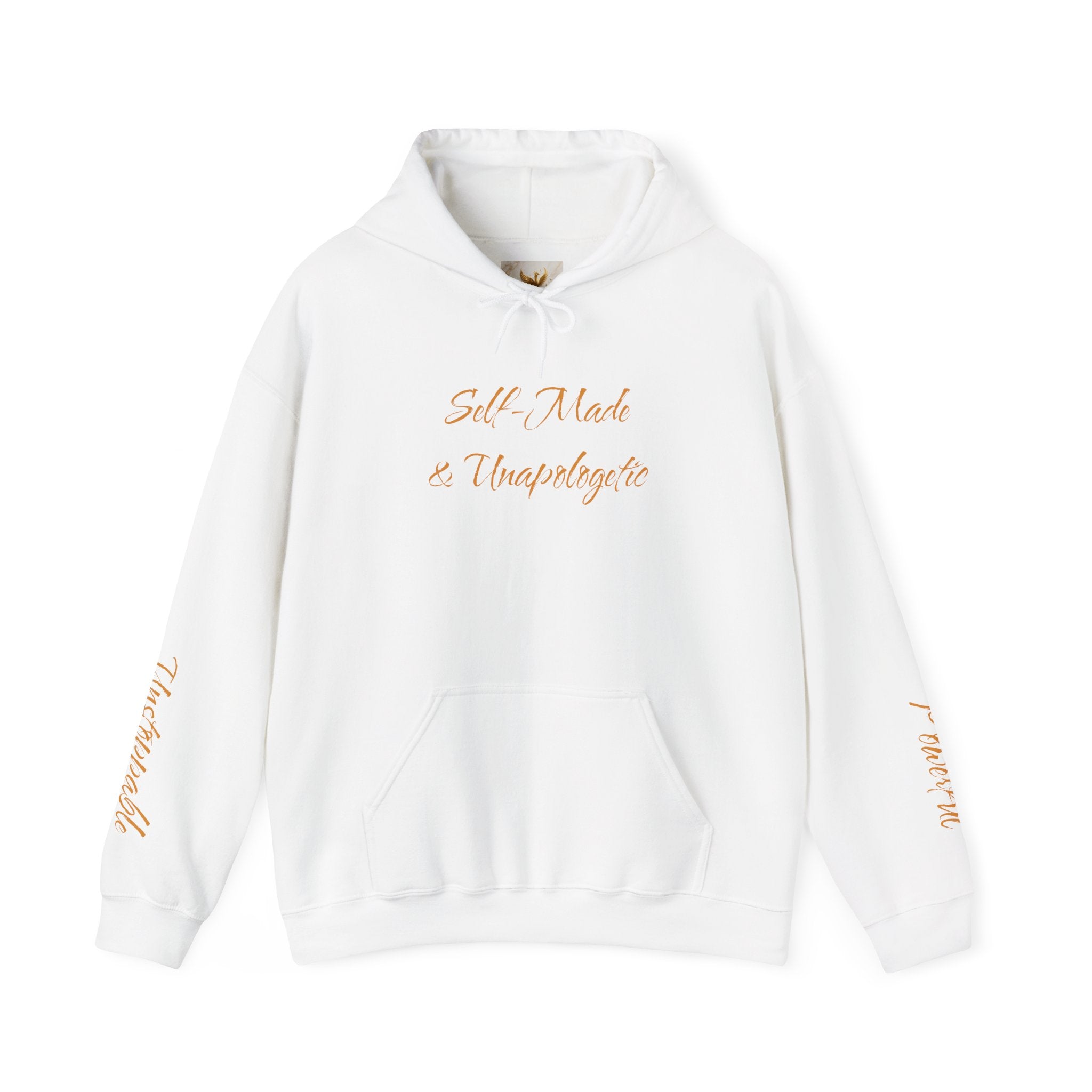 "Self-Made & Unapologetic" Hoodie — Empowerment Graphic Pullover