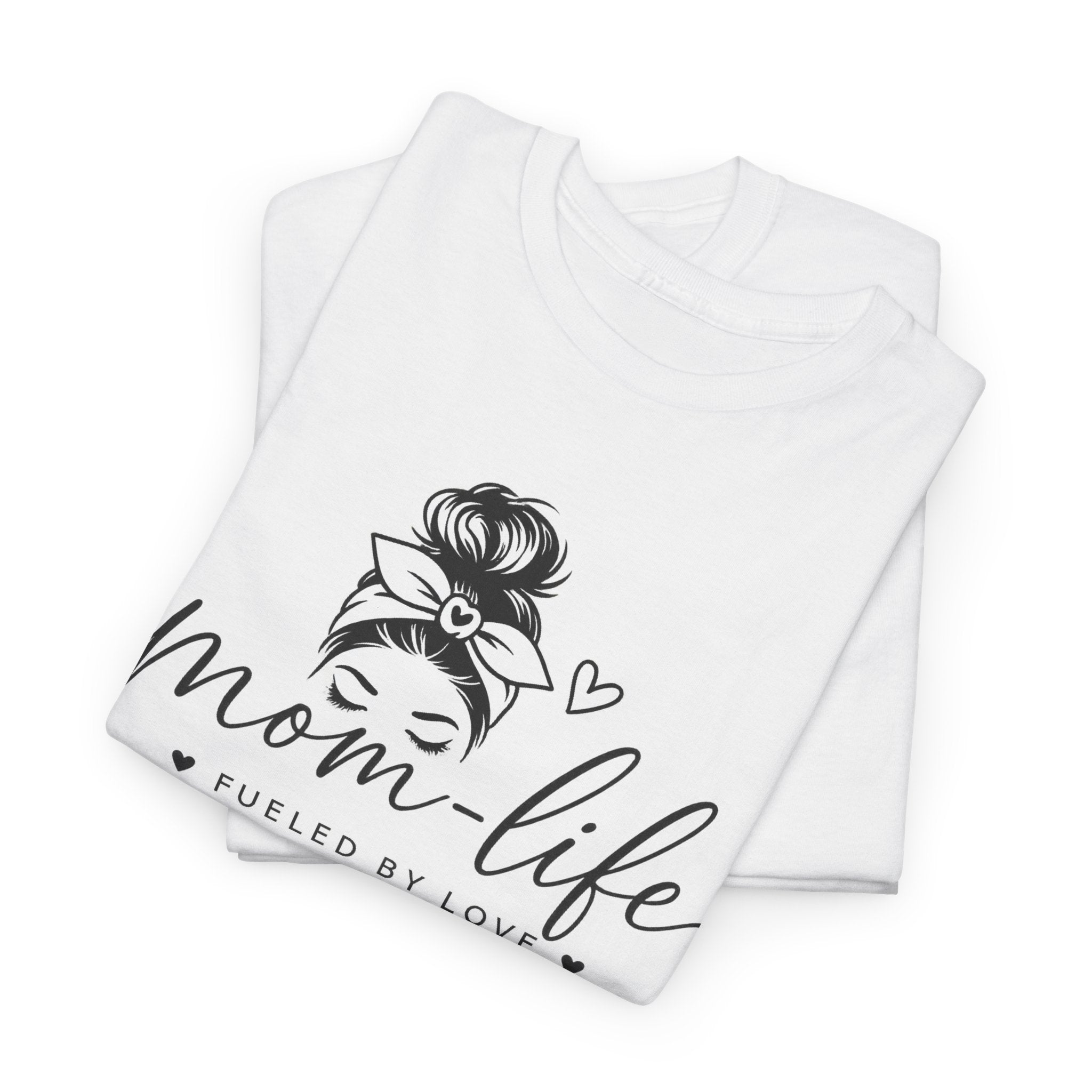 Mom Life T-Shirt — “Mom Life: Fueled by Love, Caffeine & Chaos” Graphic Tee