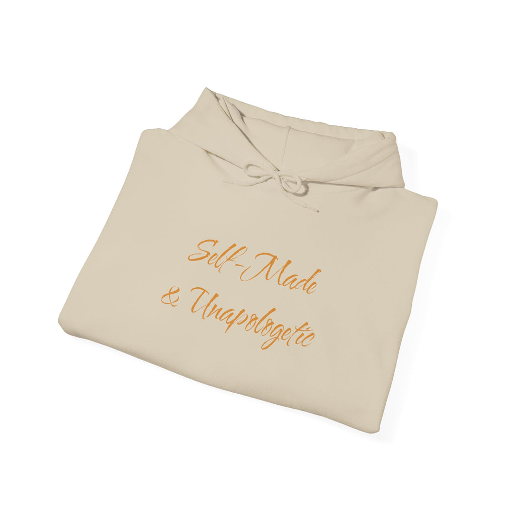 "Self-Made & Unapologetic" Hoodie — Empowerment Graphic Pullover