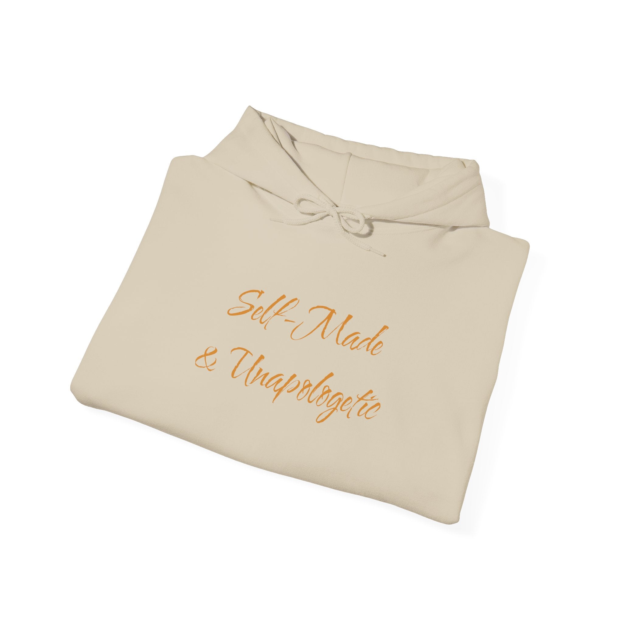 "Self-Made & Unapologetic" Hoodie — Empowerment Graphic Pullover