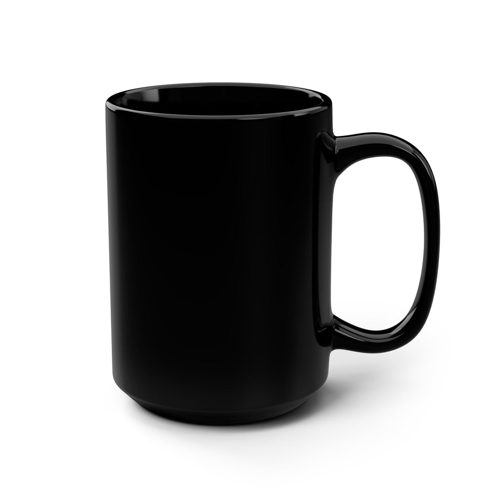15oz Black Mug — Elegant Gold Phoenix Ceramic Coffee Cup