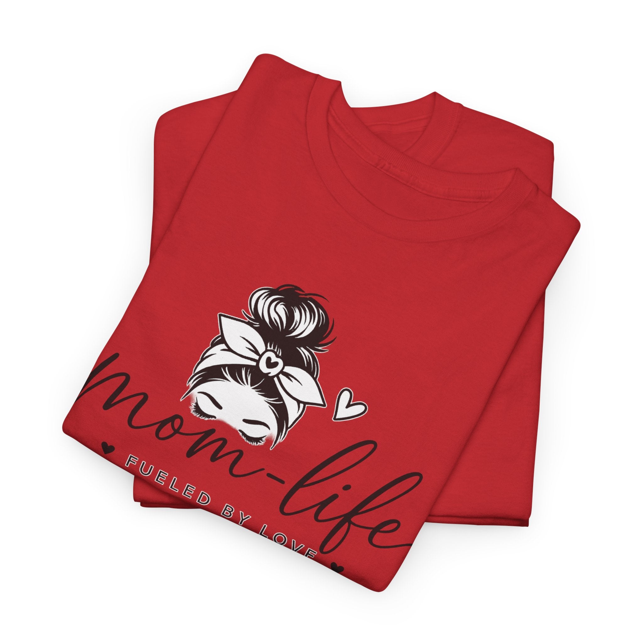 Mom Life T-Shirt — “Mom Life: Fueled by Love, Caffeine & Chaos” Graphic Tee