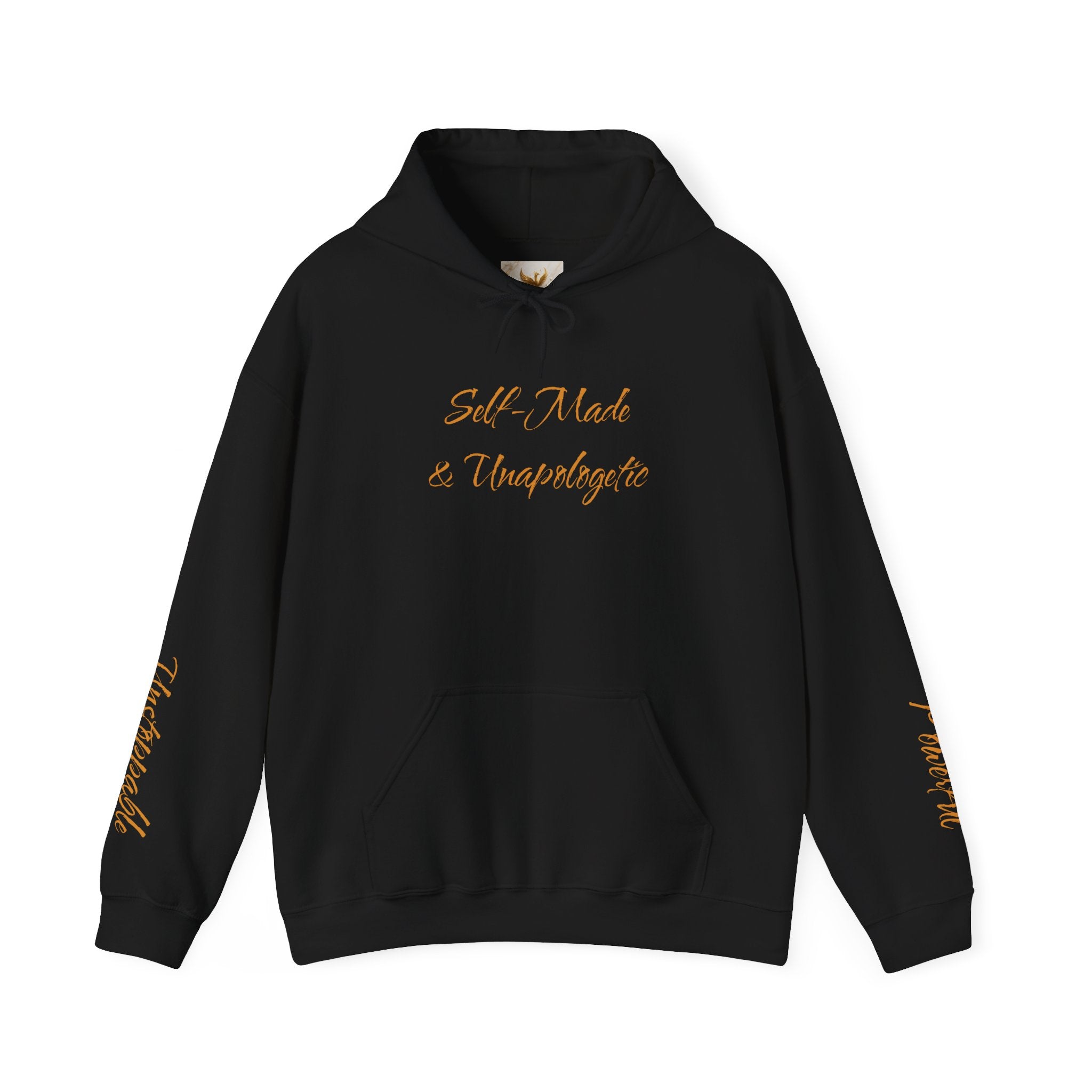 "Self-Made & Unapologetic" Hoodie — Empowerment Graphic Pullover