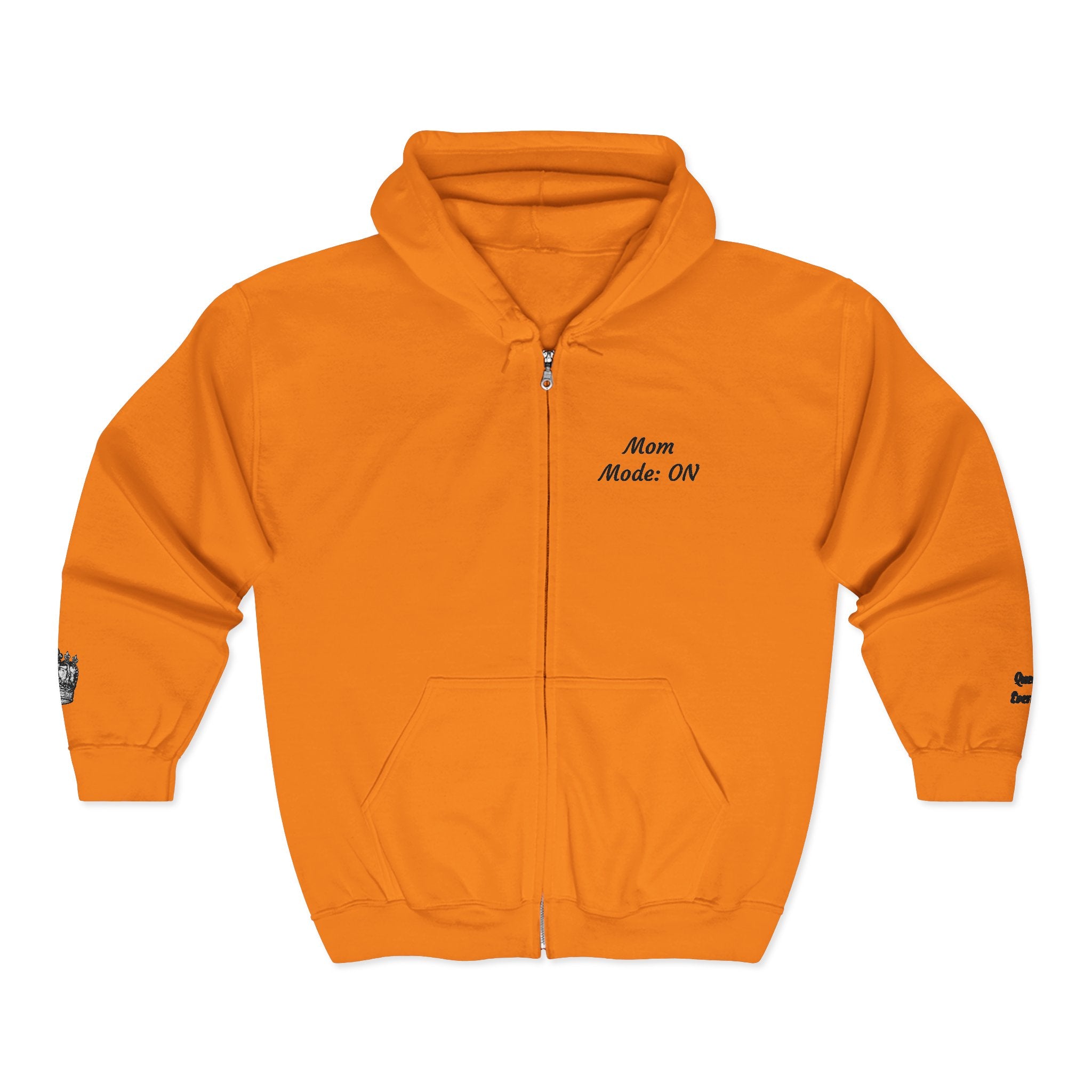 Mom Mode On Zip Hoodie