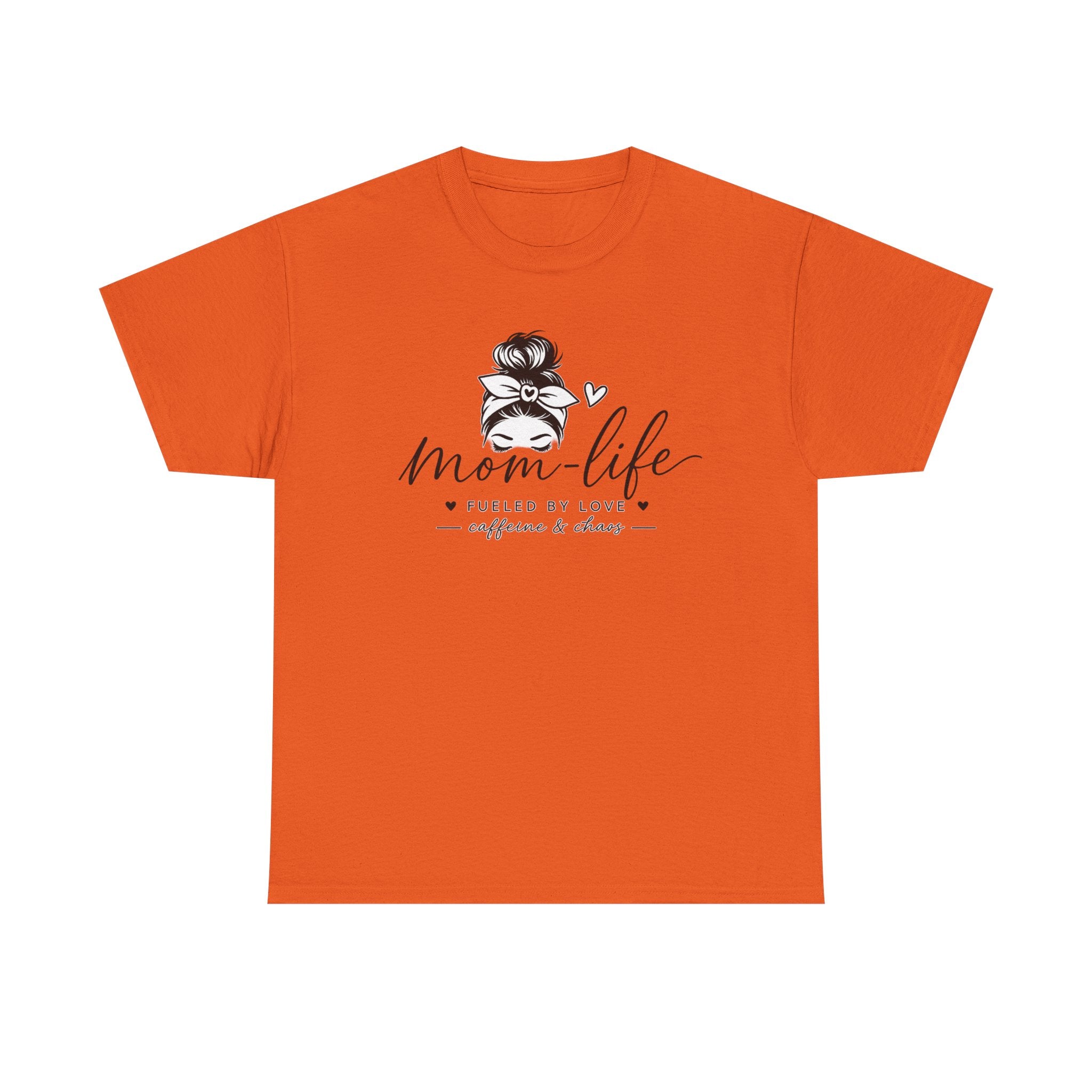 Mom Life T-Shirt — “Mom Life: Fueled by Love, Caffeine & Chaos” Graphic Tee