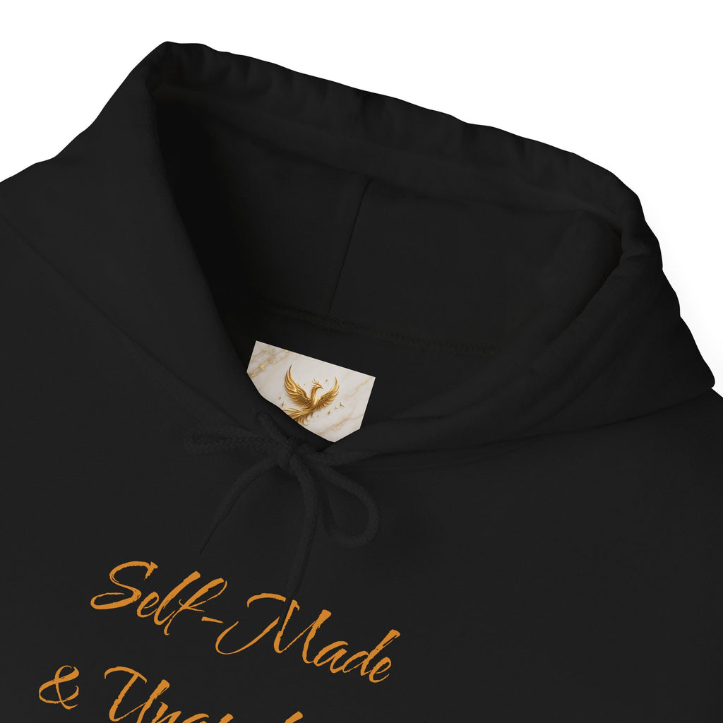 "Self-Made & Unapologetic" Hoodie — Empowerment Graphic Pullover