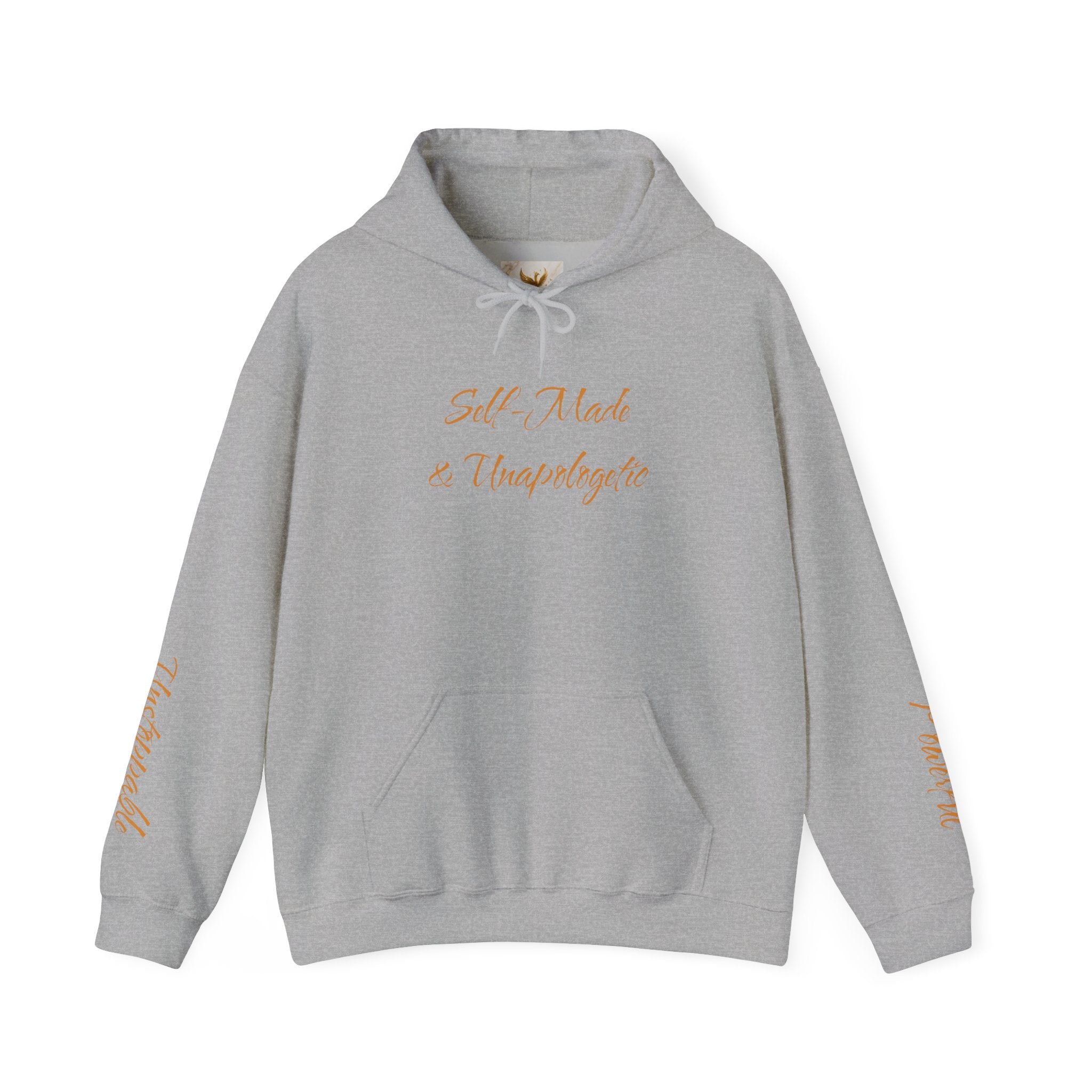 "Self-Made & Unapologetic" Hoodie — Empowerment Graphic Pullover
