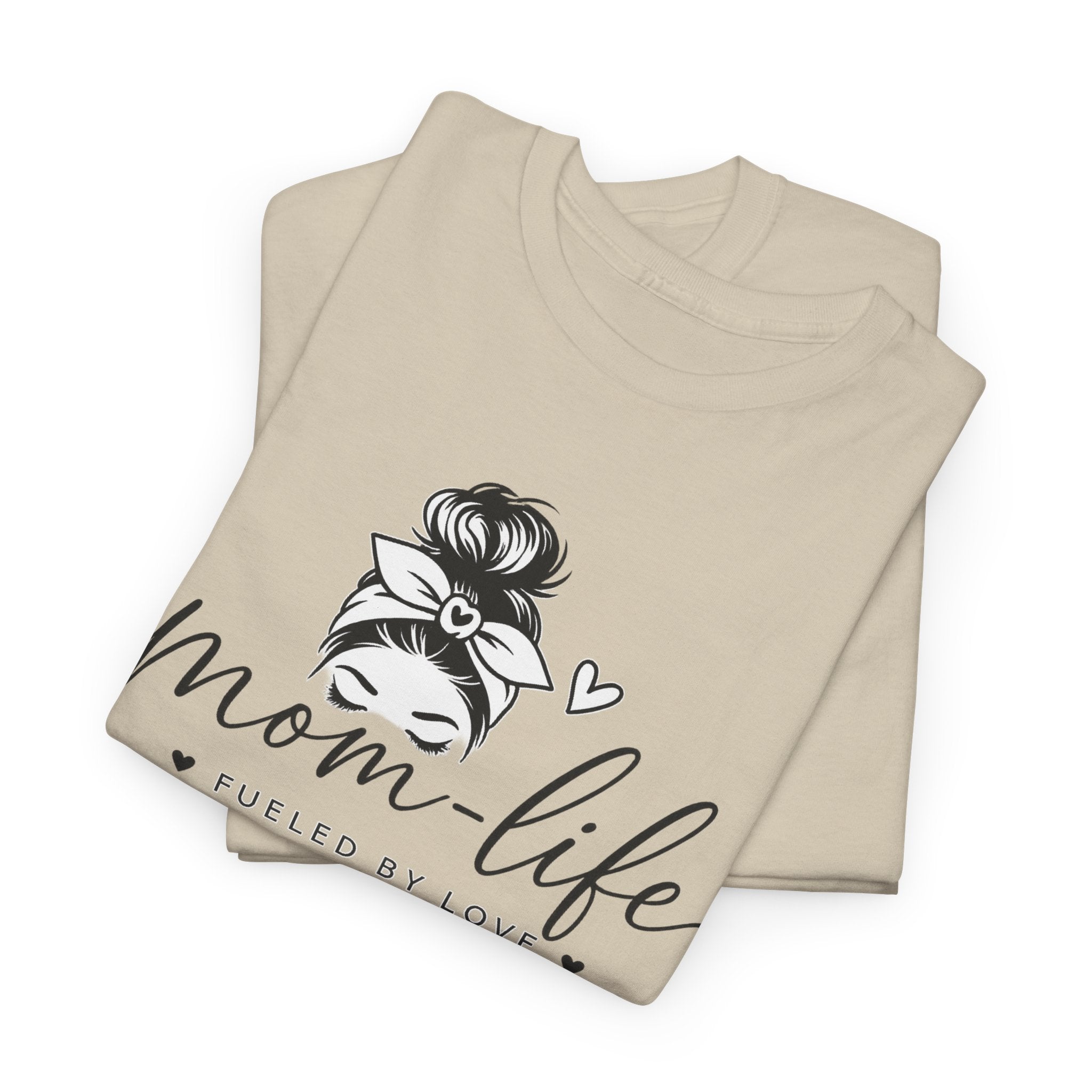 Mom Life T-Shirt — “Mom Life: Fueled by Love, Caffeine & Chaos” Graphic Tee