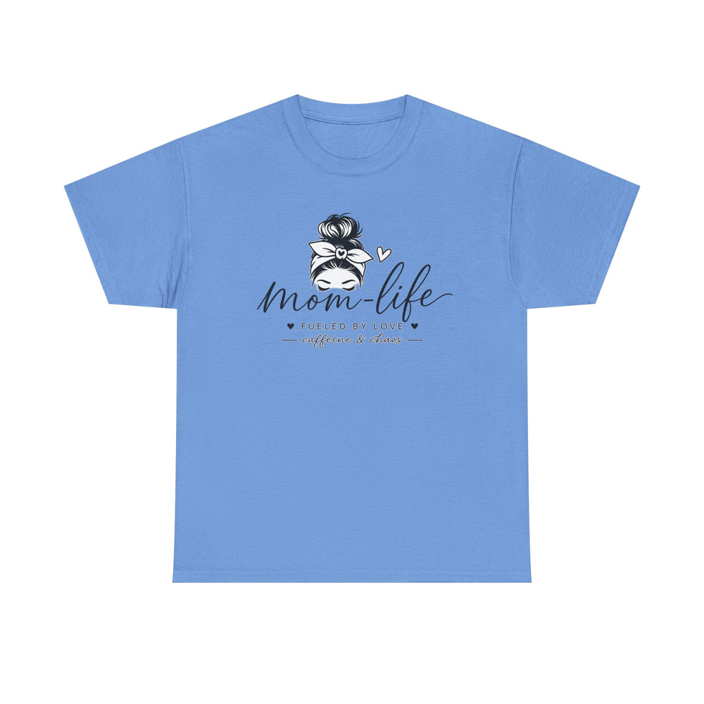 Mom Life T-Shirt — “Mom Life: Fueled by Love, Caffeine & Chaos” Graphic Tee