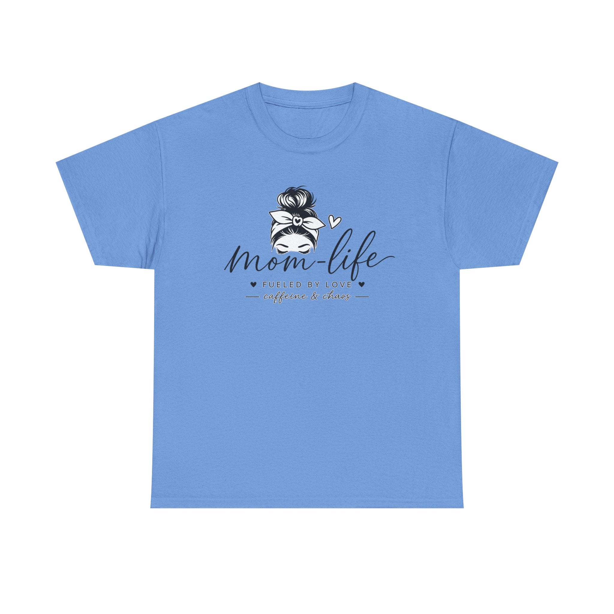 Mom Life T-Shirt — “Mom Life: Fueled by Love, Caffeine & Chaos” Graphic Tee