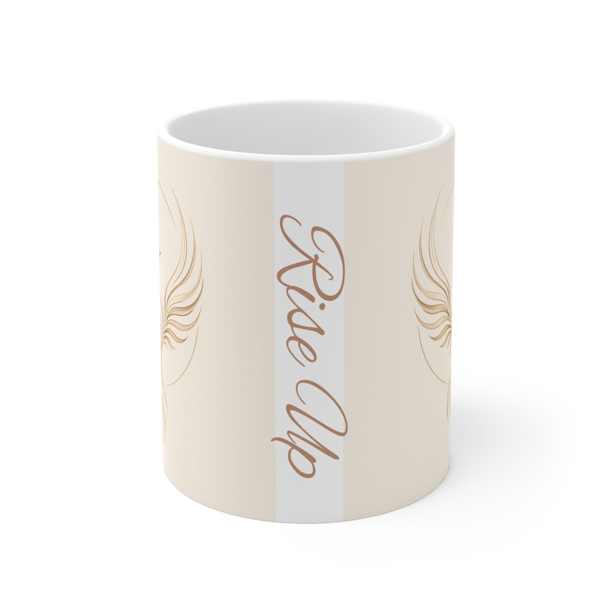 Phoenix Rise Up Mug — Inspirational 11oz Ceramic Coffee Cup