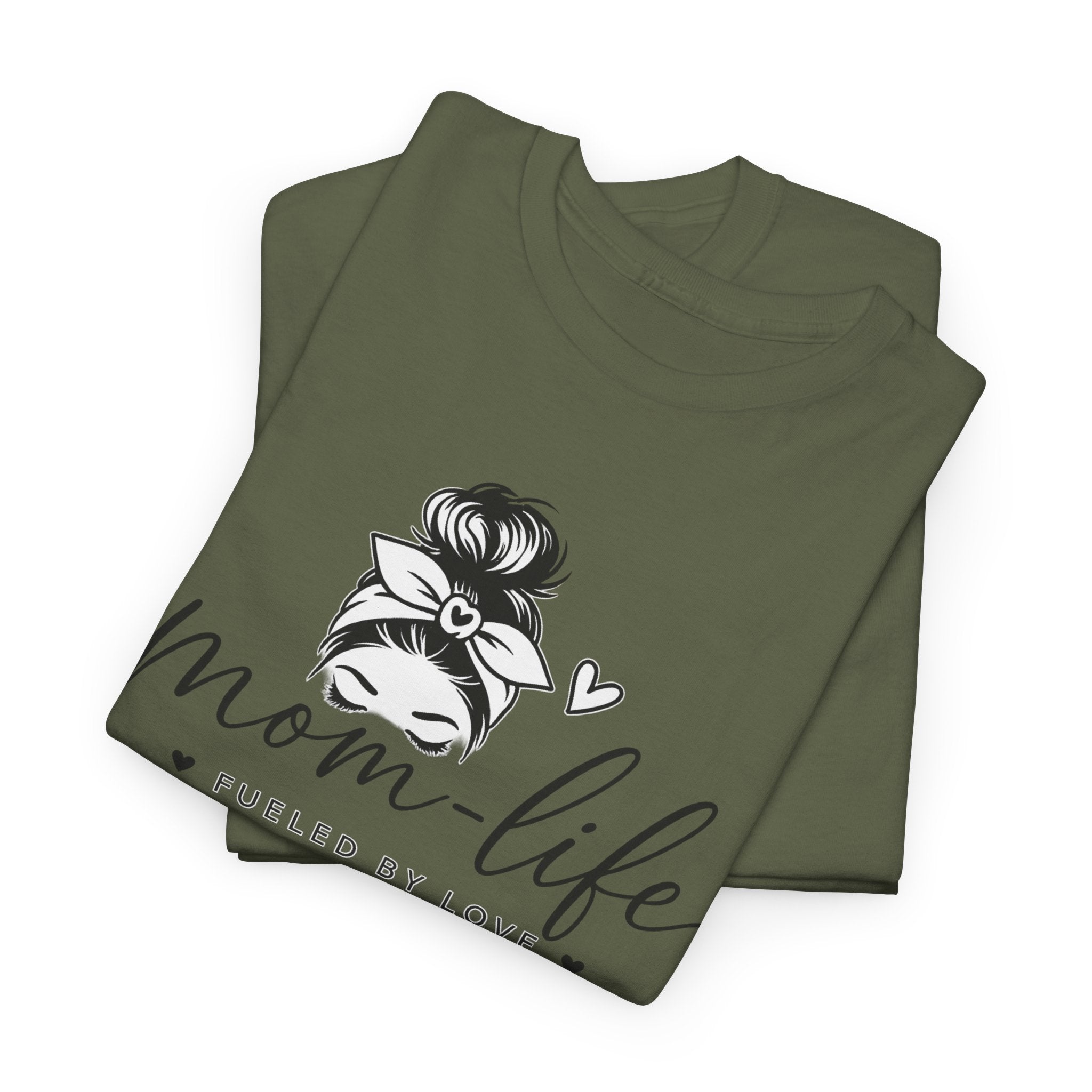 Mom Life T-Shirt — “Mom Life: Fueled by Love, Caffeine & Chaos” Graphic Tee