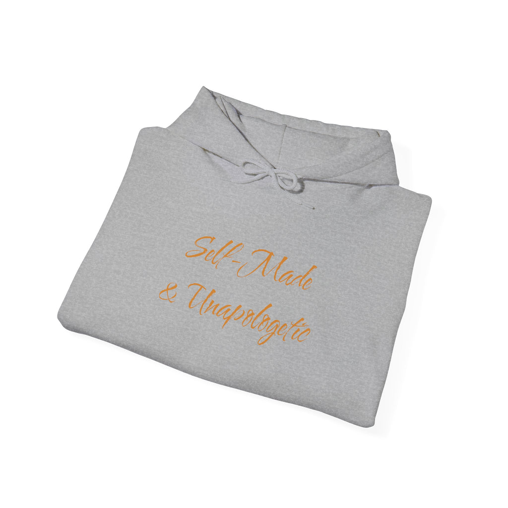 "Self-Made & Unapologetic" Hoodie — Empowerment Graphic Pullover
