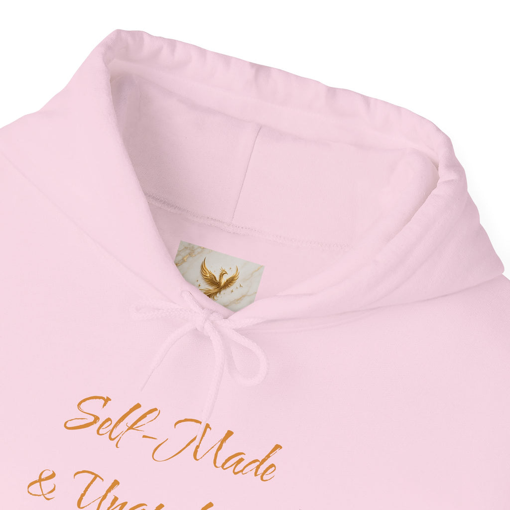 "Self-Made & Unapologetic" Hoodie — Empowerment Graphic Pullover