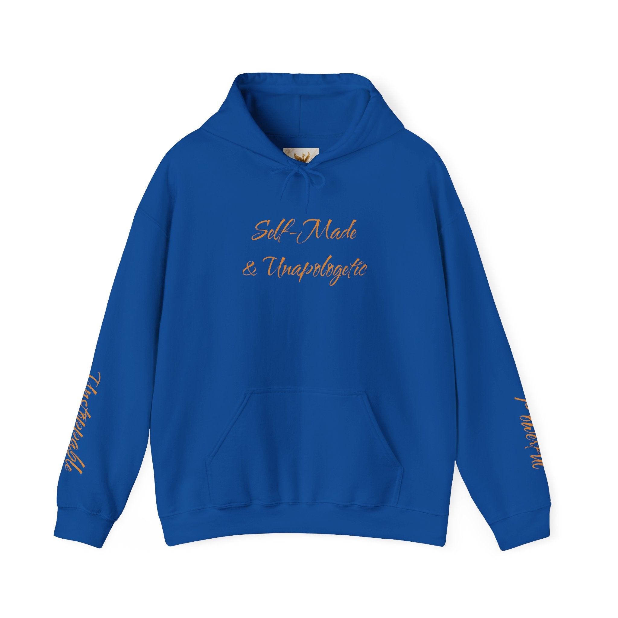 "Self-Made & Unapologetic" Hoodie — Empowerment Graphic Pullover