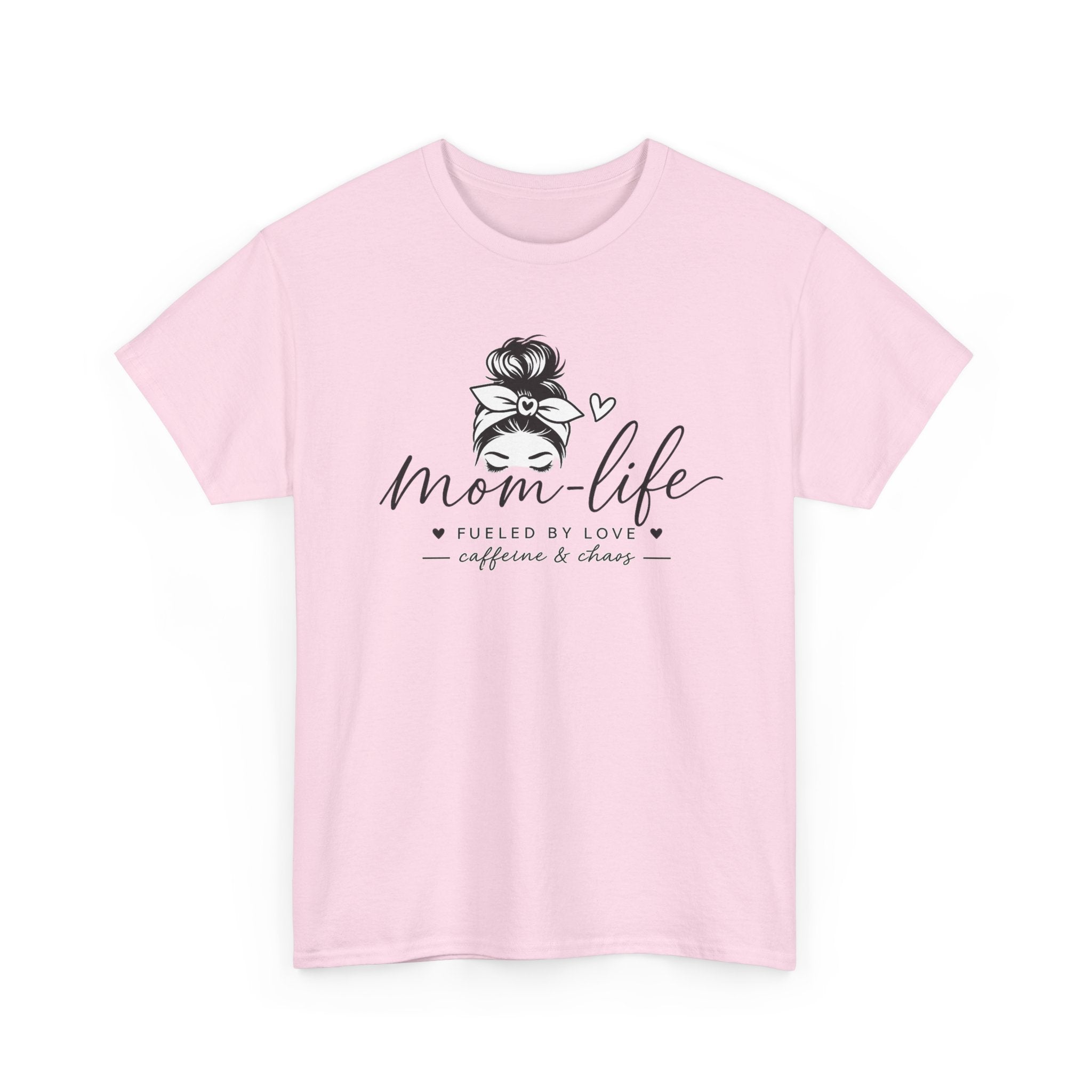 Mom Life T-Shirt — “Mom Life: Fueled by Love, Caffeine & Chaos” Graphic Tee