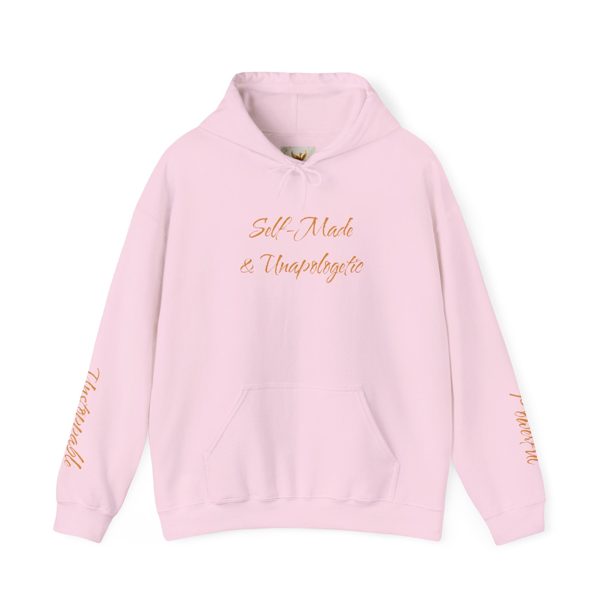 "Self-Made & Unapologetic" Hoodie — Empowerment Graphic Pullover