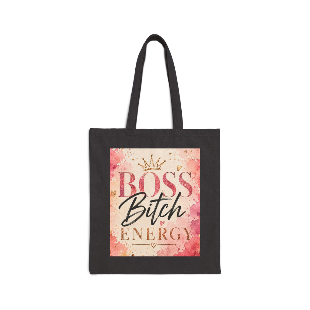 Boss Bitch Energy Tote Bag — Empowering Women's Canvas Shopper