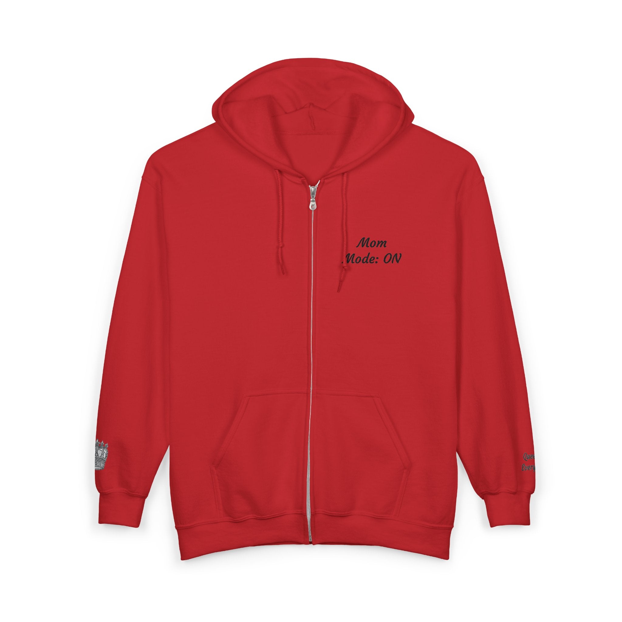 Mom Mode On Zip Hoodie