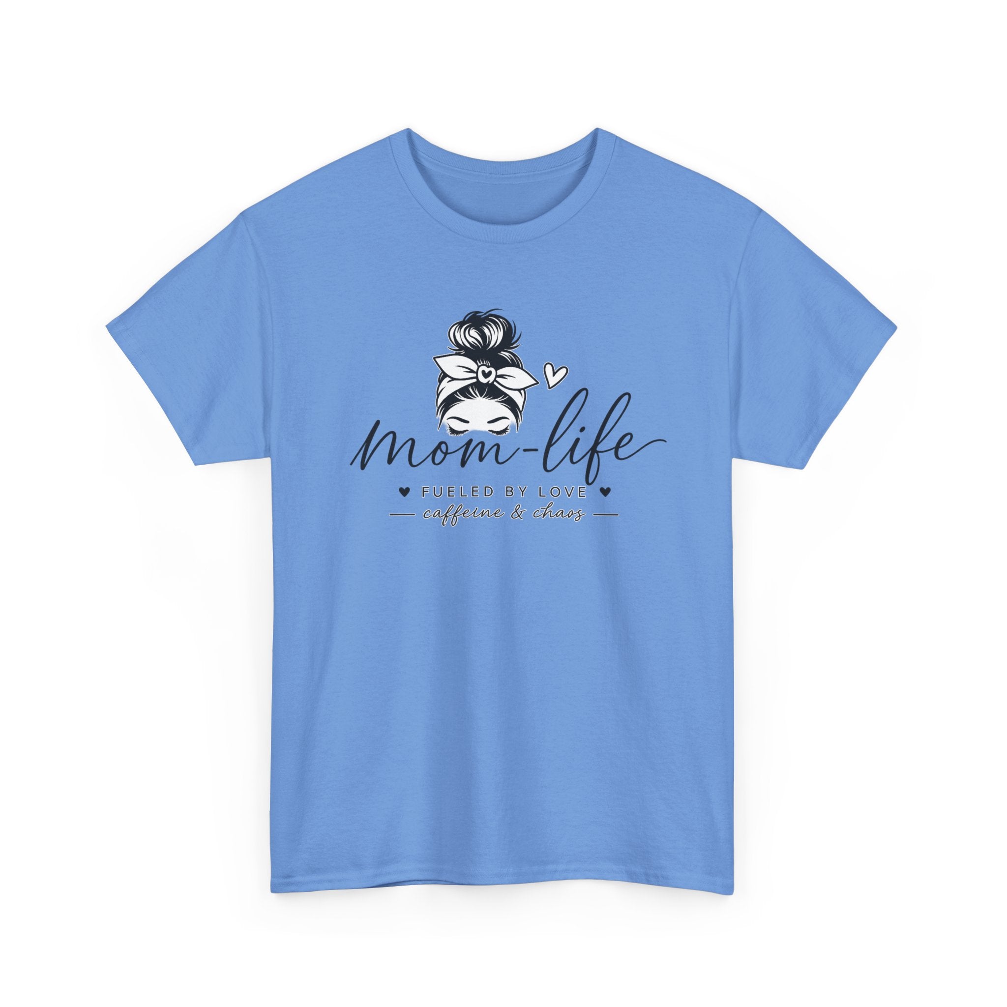 Mom Life T-Shirt — “Mom Life: Fueled by Love, Caffeine & Chaos” Graphic Tee