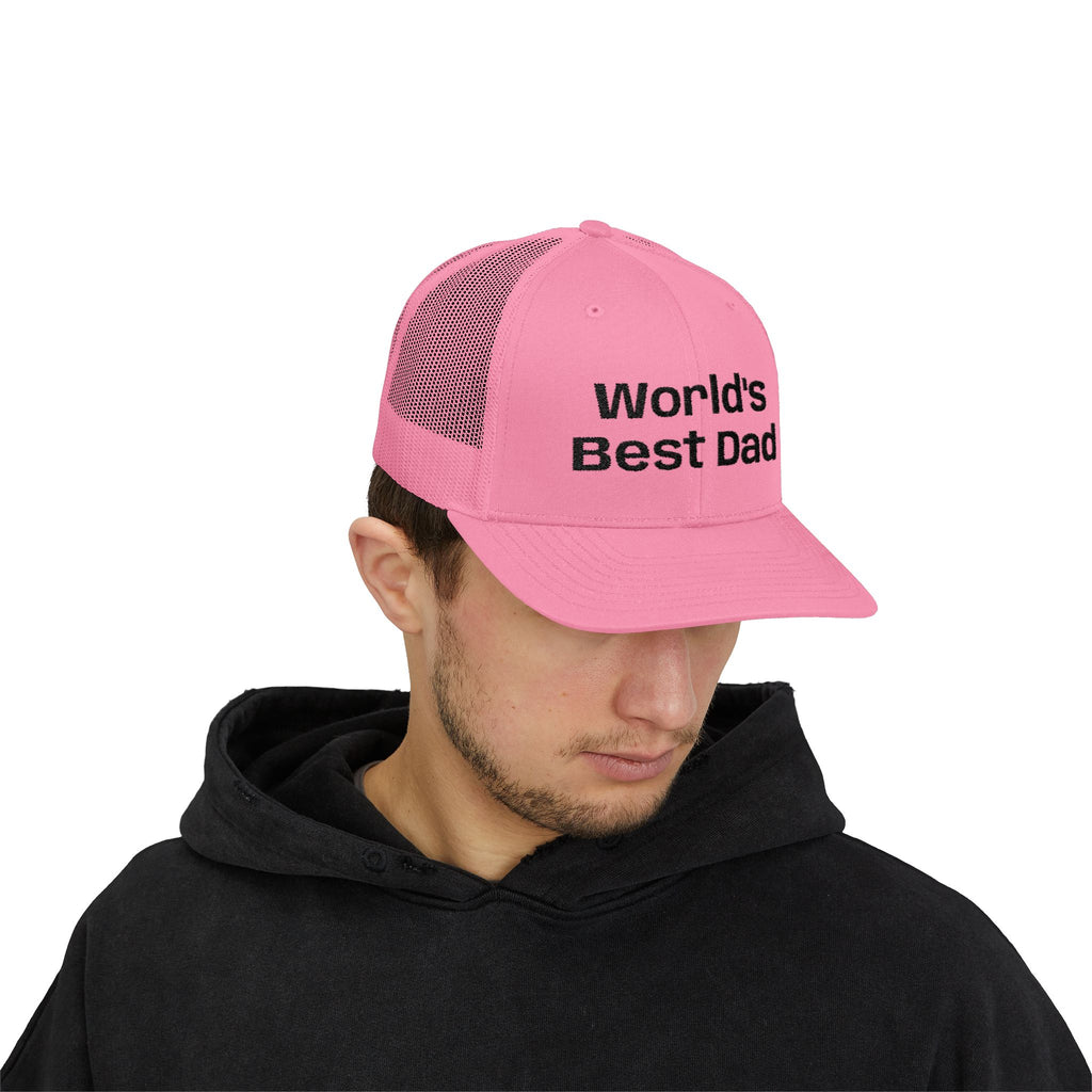 Girl Boss Trucker Cap — Sparkly Pink Script Snapback Hat