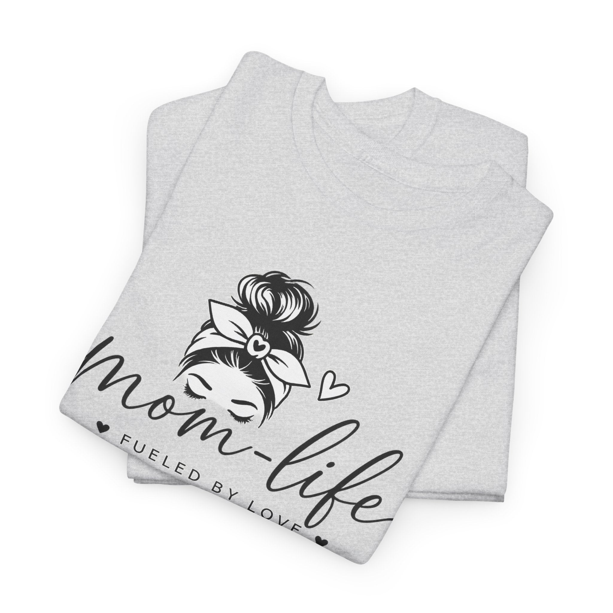 Mom Life T-Shirt — “Mom Life: Fueled by Love, Caffeine & Chaos” Graphic Tee