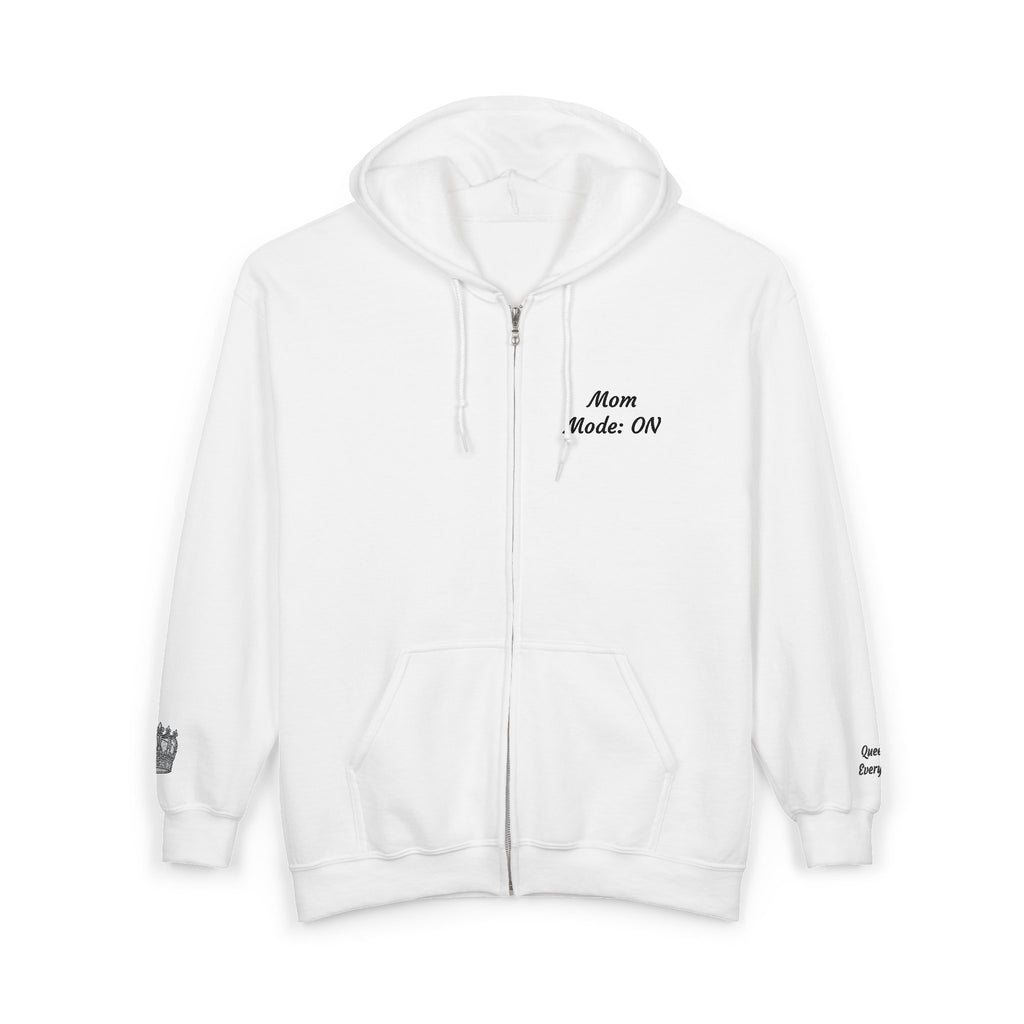 Mom Mode On Zip Hoodie