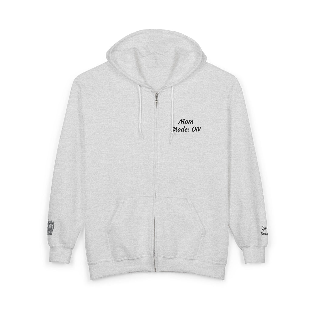 Mom Mode On Zip Hoodie
