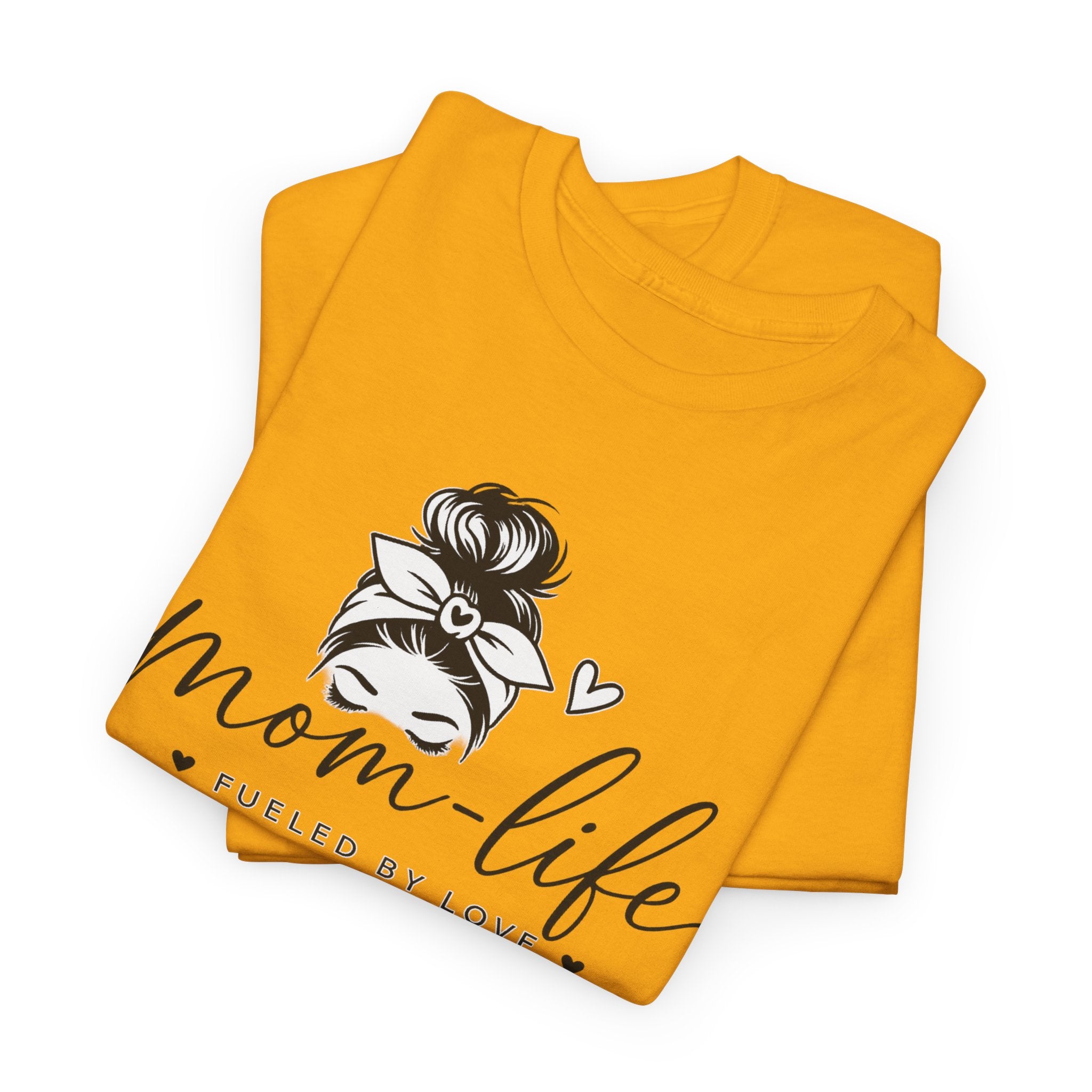 Mom Life T-Shirt — “Mom Life: Fueled by Love, Caffeine & Chaos” Graphic Tee