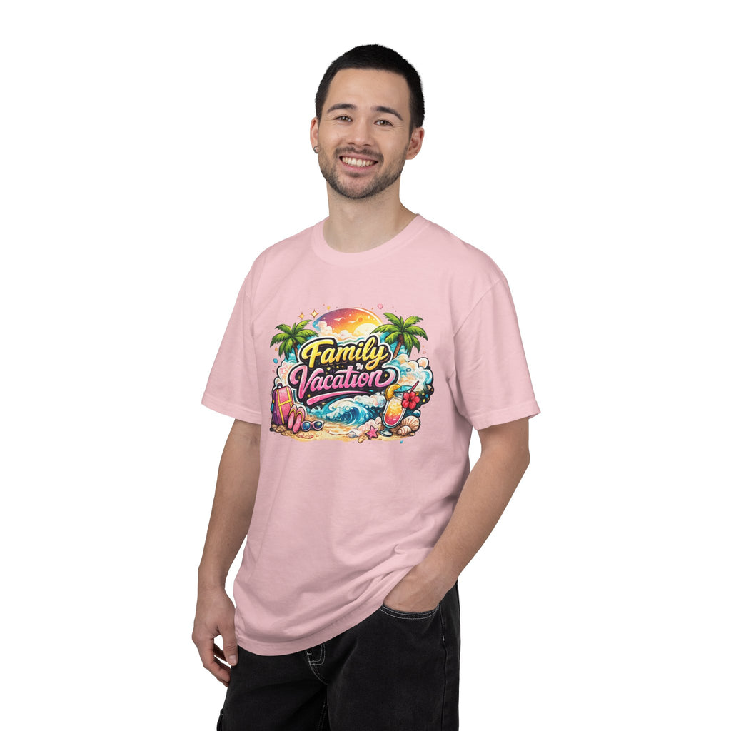 Family Vacation T-Shirt — Tropical Beach Graphic Tee