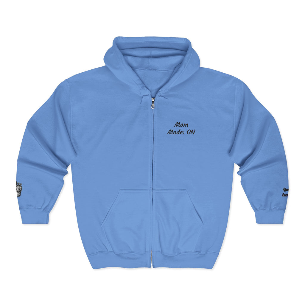 Mom Mode On Zip Hoodie