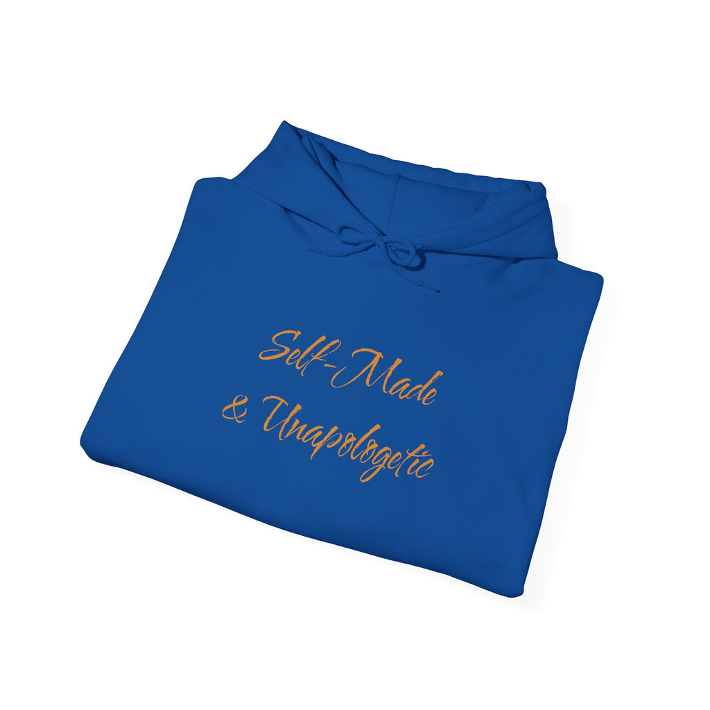 "Self-Made & Unapologetic" Hoodie — Empowerment Graphic Pullover