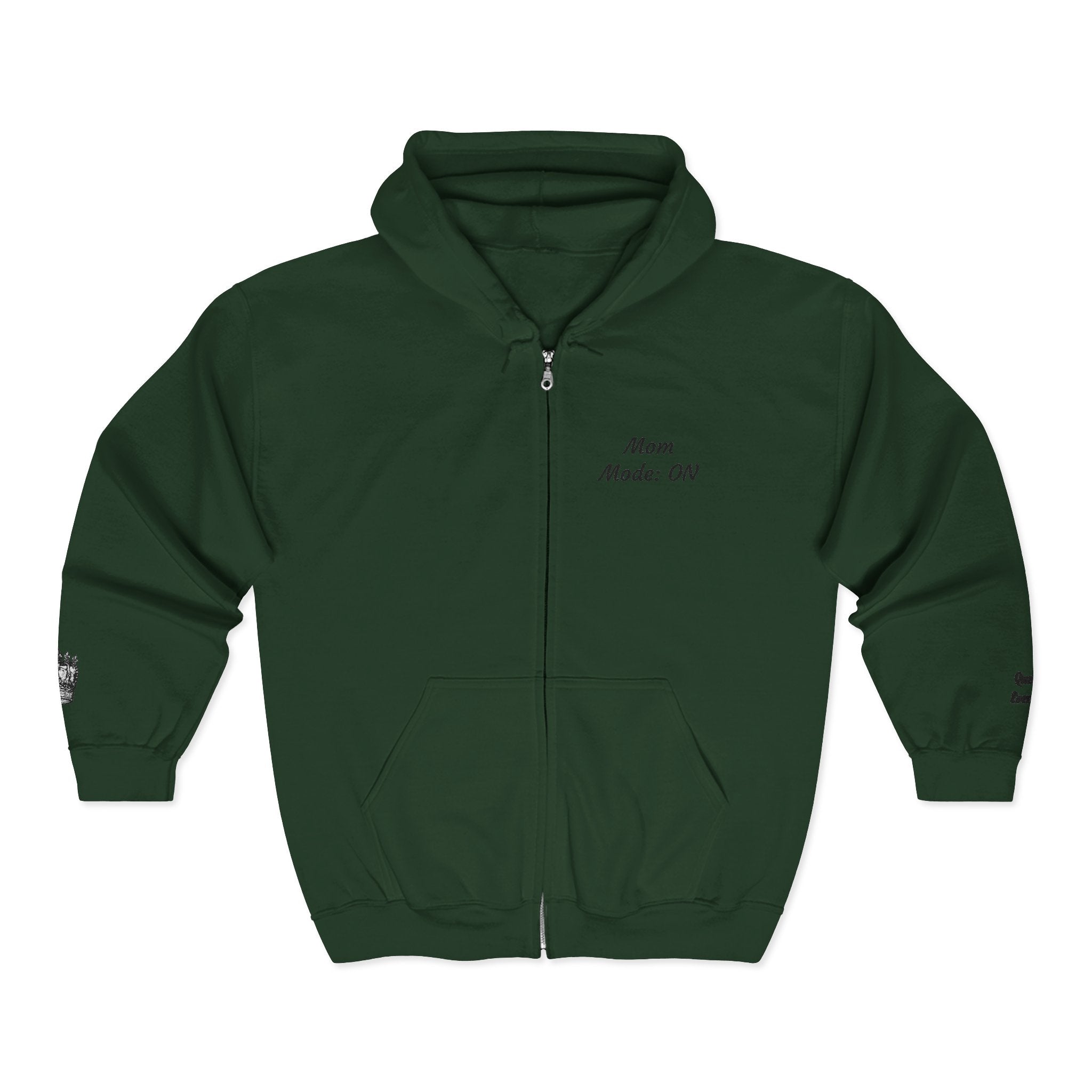 Mom Mode On Zip Hoodie